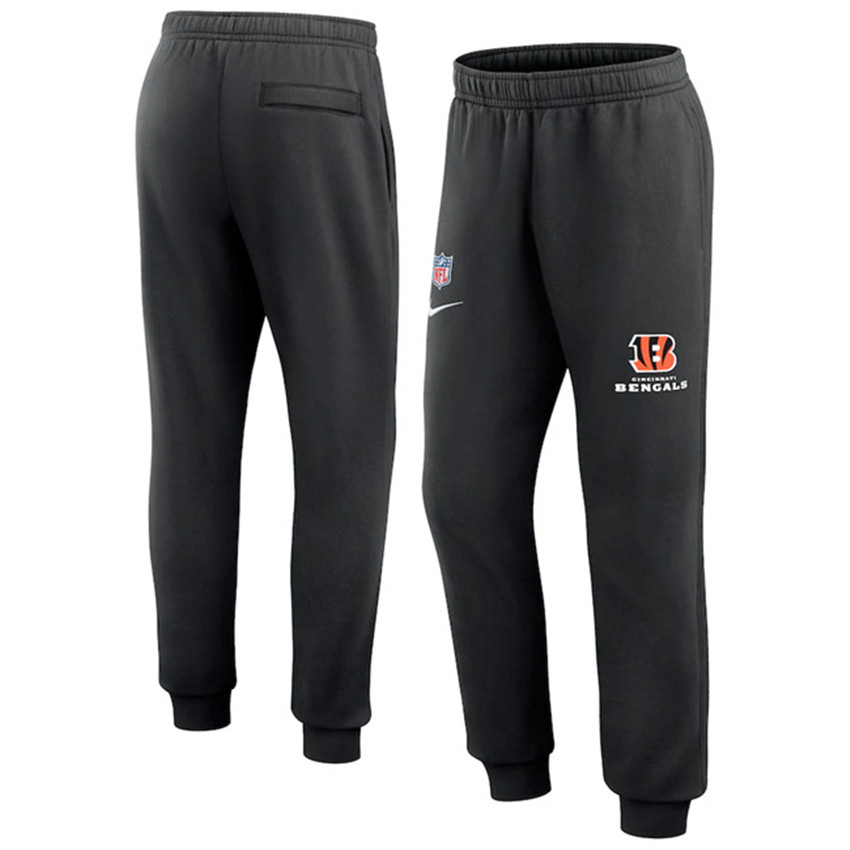 Men's Black Cincinnati Bengals Chop Block Fleece Sweatpants
